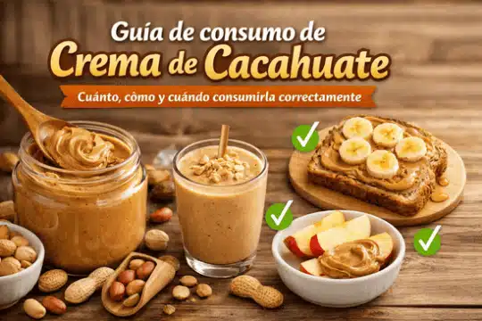 Guía de consumo de crema de cacahuate: cuánto, cómo y cuándo consumirla correctamente
