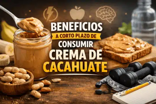 Beneficios a corto plazo de consumir crema de cacahuate